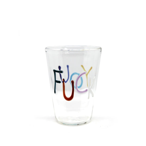 summerill & bishop Handblown Glass Fuck You Tumbler