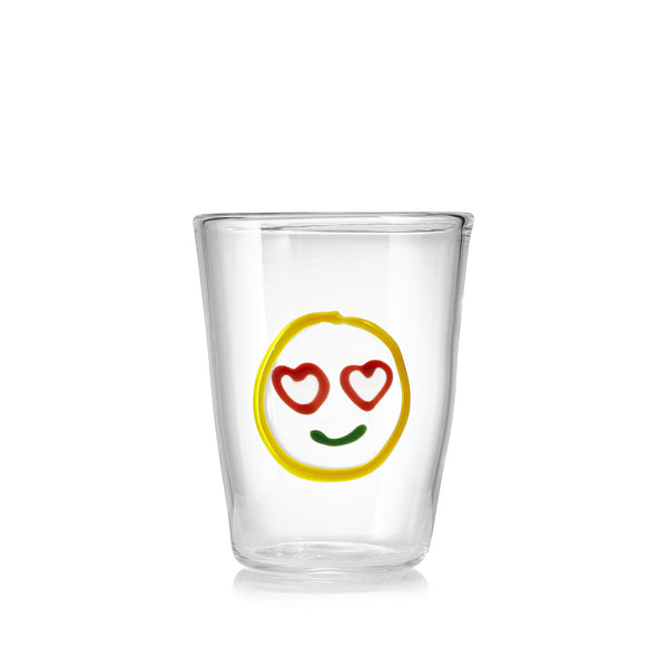 summerill & bishop Handblown Glass 'Love' Mood Tumbler