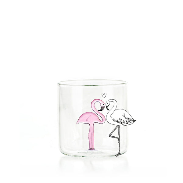 Summerill & Bishop Handblown Murano Flamingo Glass