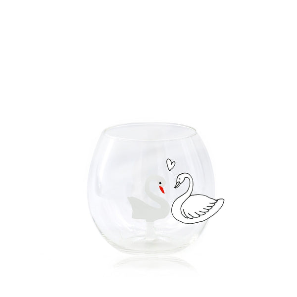 Summerill & Bishop Handblown Murano Swan Glass