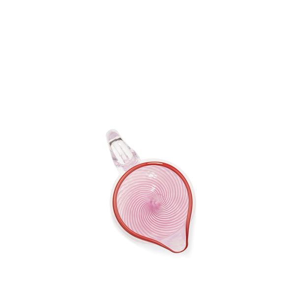 Summerill & Bishop Handblown Pink Filigrana Jug 22cm