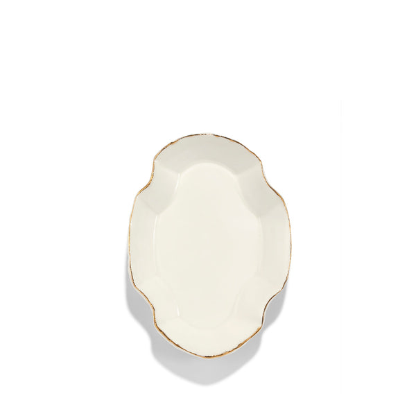 summerill & bishop HB Deco Jagged Oval Tray 15cm