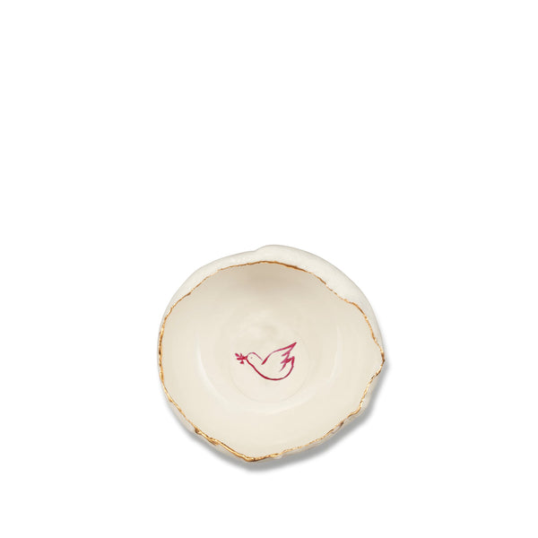 summerill & bishop HB Jagged Bowl Red Dove 7cm