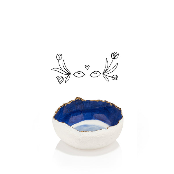 Summerill & Bishop HB Jagged Bowl With Evil Eye 7cm