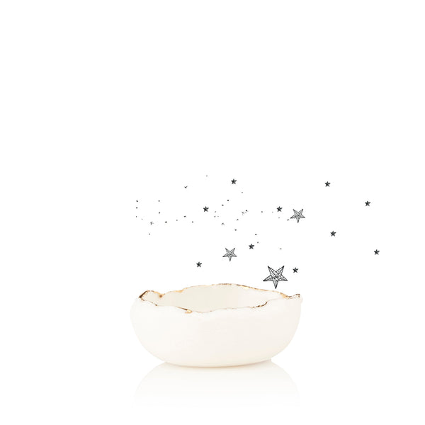 Summerill & Bishop HB Jagged Bowl With Gold Star 7cm