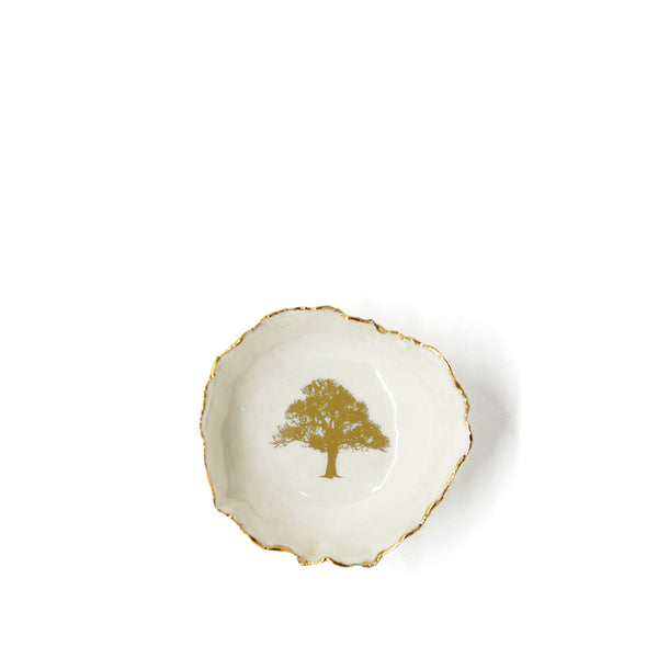 summerill & bishop HB Jagged Bowl with Gold Tree 7cm