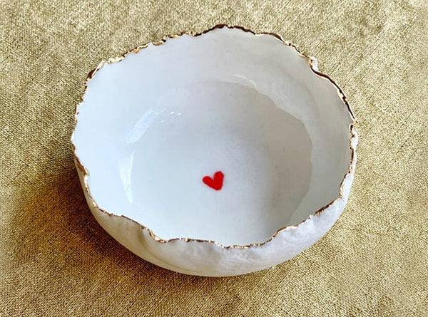 Summerill & Bishop HB Jagged Bowl With Heart 7cm