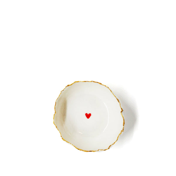 summerill & bishop HB Jagged Bowl with Heart 7cm