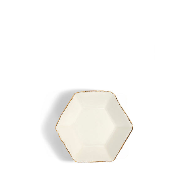 summerill & bishop HB Jagged Hexagonal Dish 8cm
