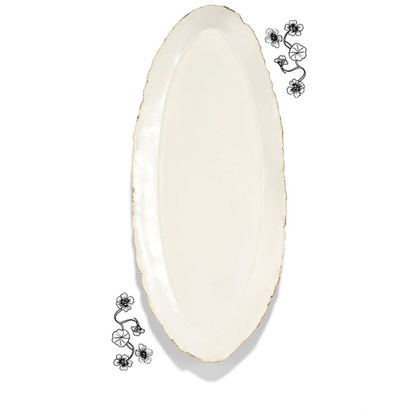 Summerill & Bishop HB Jagged Oval Tray 33cm