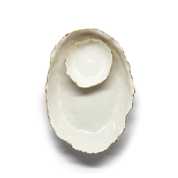 summerill & bishop HB Medium Jagged Dip Bowl 17cm