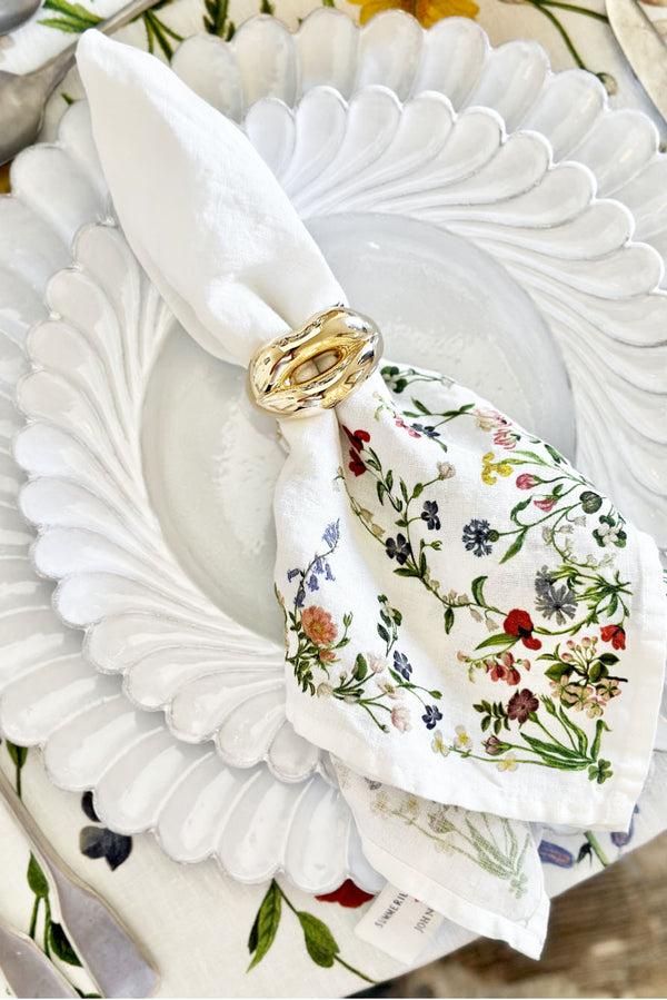 Summerill & Bishop Hotlips Napkin Ring In Gold 4cm