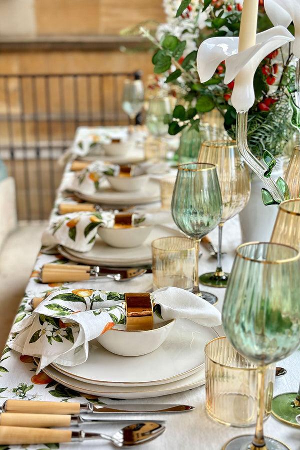 Summerill & Bishop Italian Amber Short Tumbler 38cl