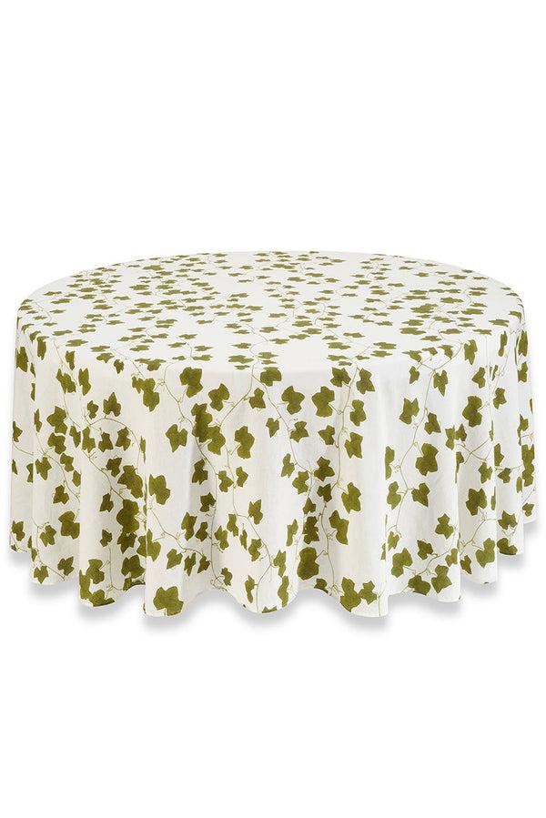 Summerill & Bishop 'Ivy' Round Linen Tablecloth 260cm