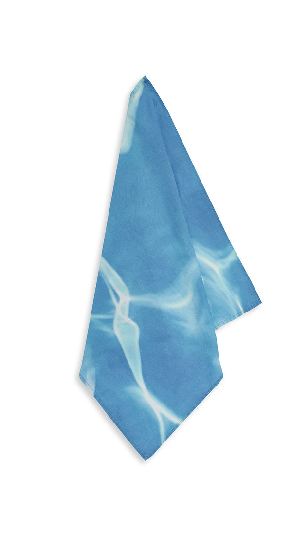 summerill & bishop 'La Piscine' Linen Napkin 50x50cm