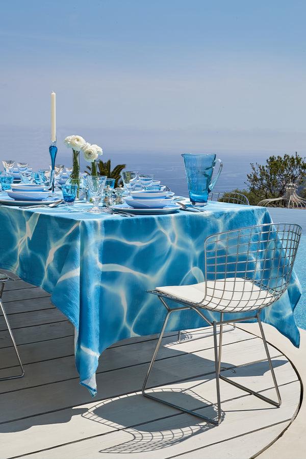 Summerill & Bishop 'La Piscine' Linen Tablecloth