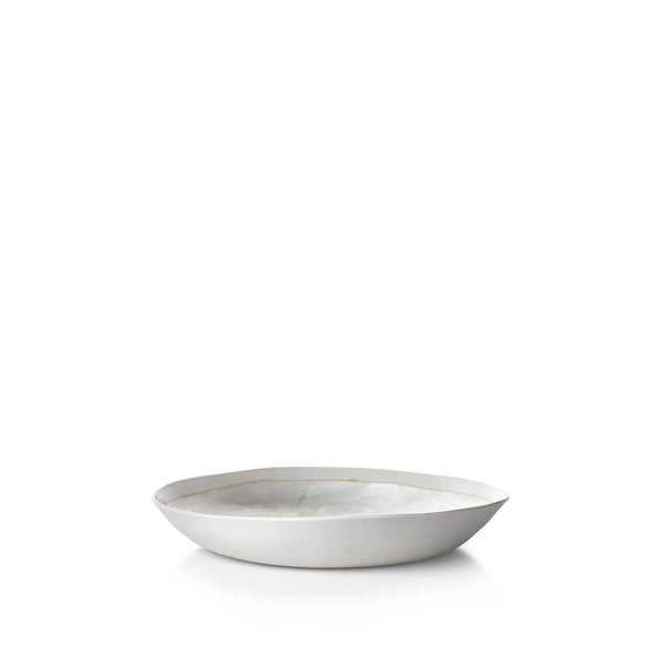 Summerill & Bishop Large Ceramic Bowl In Silver 30cm