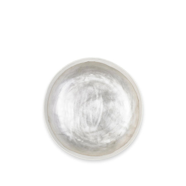 summerill & bishop Large Ceramic Bowl in Silver 30cm