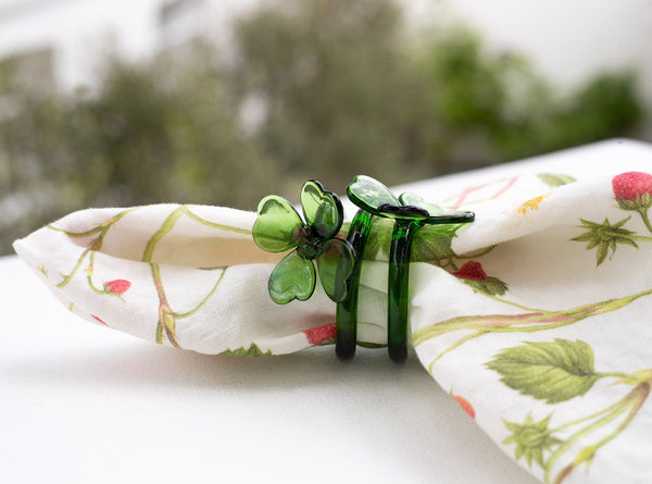 Summerill & Bishop Lucky Clover Napkin Ring