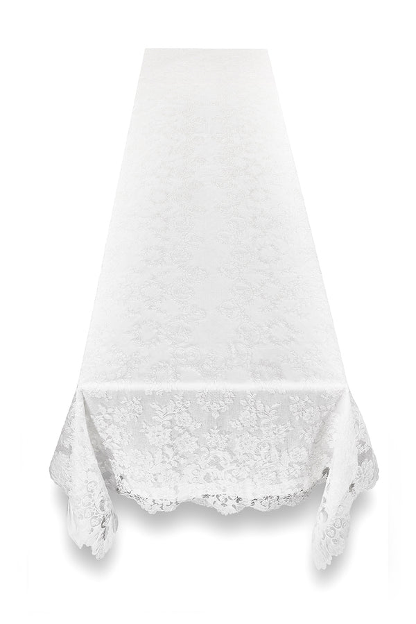 Summerill & Bishop Lyon Lace Tablecloth In Ivory