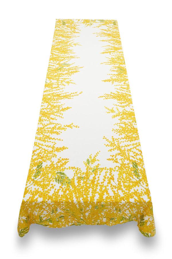 Summerill & Bishop 'Mimosa' Linen Tablecloth In Yellow