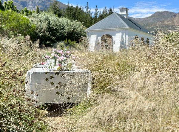 Summerill & Bishop 'Passiflora' Linen Napkin 50x50cm