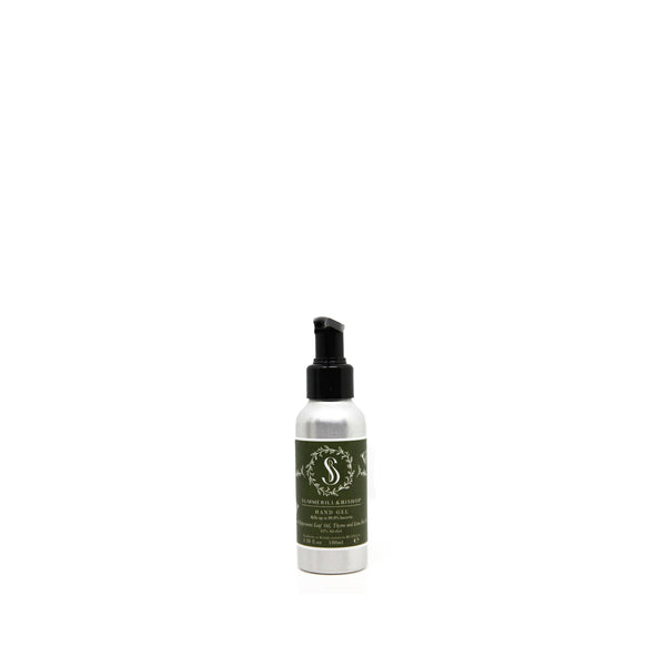 Summerill & Bishop Summerill & Bishop Peppermint Leaf Thyme & Lime Peel Alcohol Hand Gel 100ml