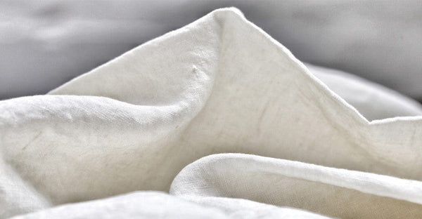 Summerill & Bishop Plain White Linen Napkin 50x50cm