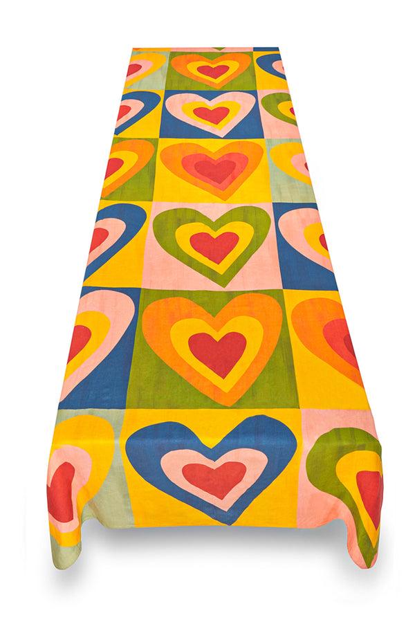 Summerill & Bishop 'Queen Of Hearts' Linen Tablecloth