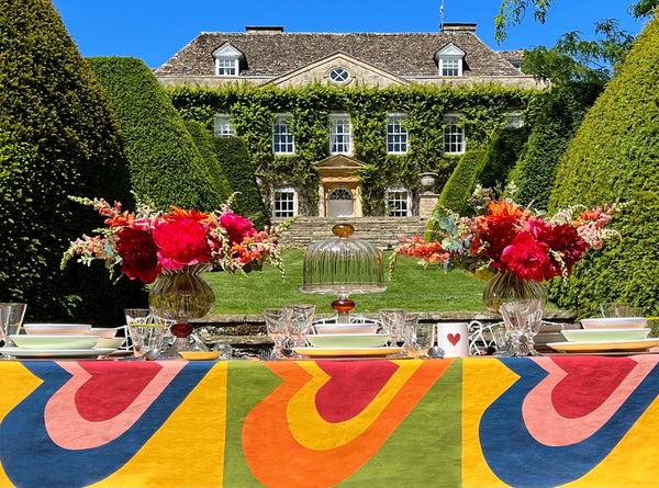 Summerill & Bishop 'Queen Of Hearts' Linen Tablecloth