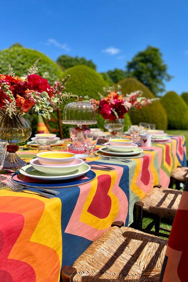 Summerill & Bishop 'Queen Of Hearts' Linen Tablecloth