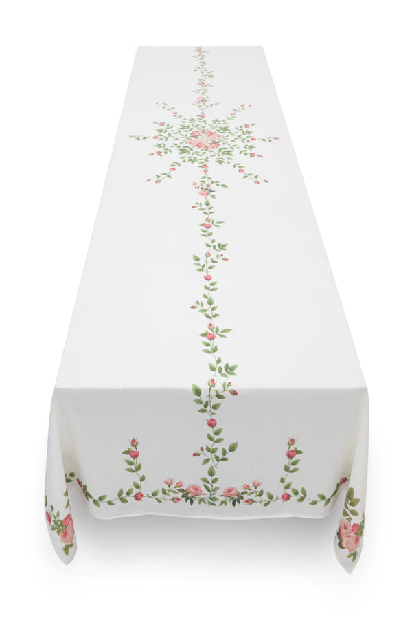 Summerill & Bishop 'Rose Trellis' Linen Tablecloth