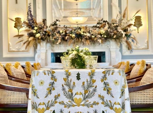 Summerill & Bishop S&B X Gleneagles Linen Tablecloth