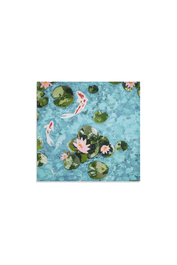 Summerill & Bishop 'Waterlily' Linen Napkin 50x50cm