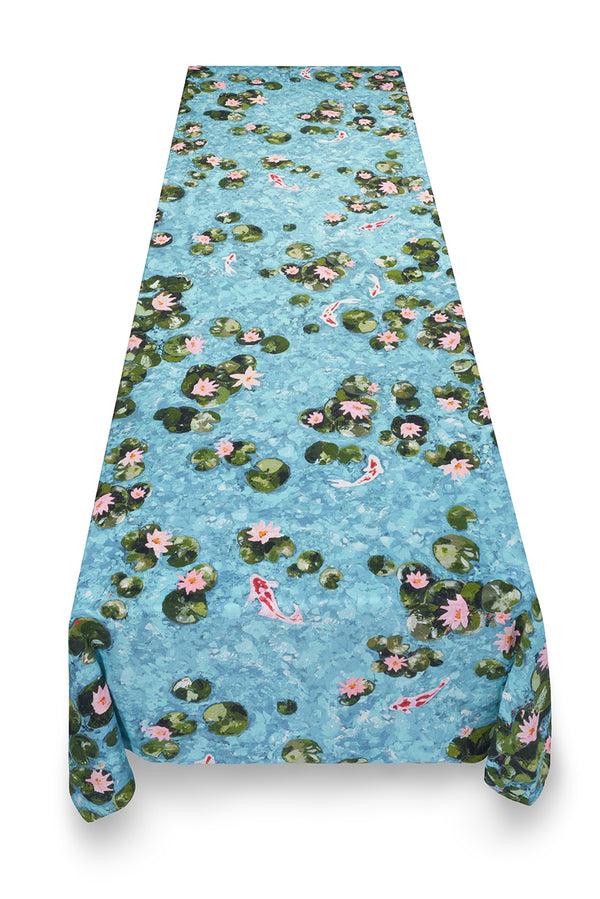 Summerill & Bishop 'Waterlily' Linen Tablecloth