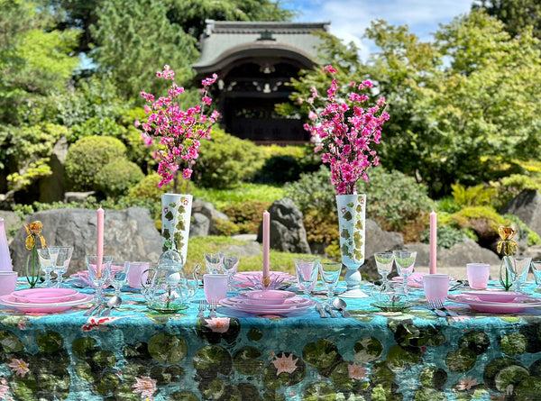 Summerill & Bishop 'Waterlily' Linen Tablecloth