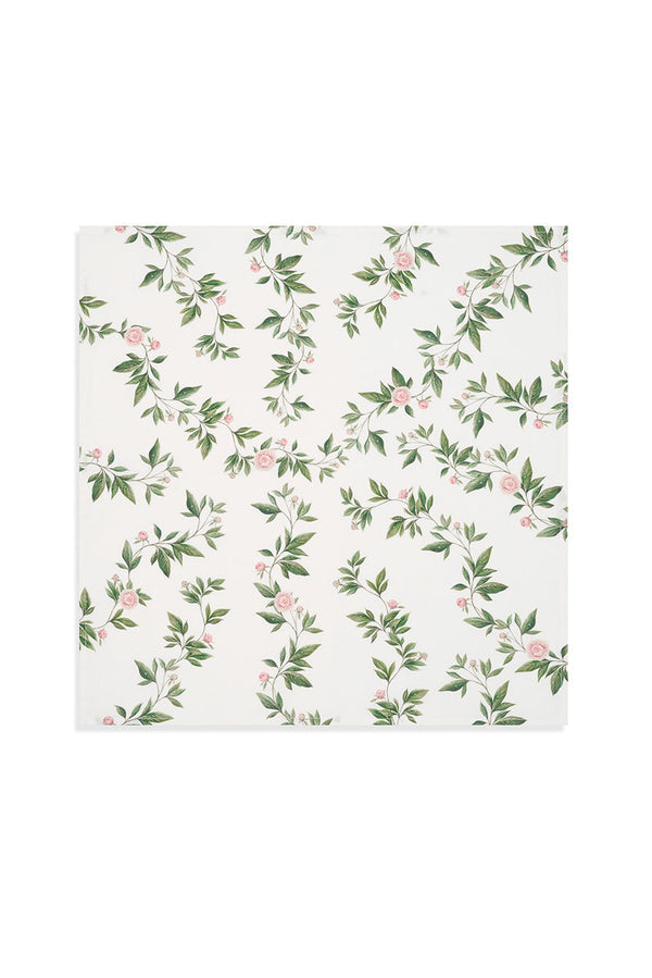 Summerill & Bishop 'Trailing Peony' Linen Napkin 50x50cm