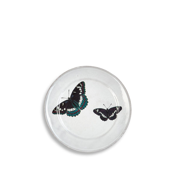 summerill & bishop Two Flying Butterflies Plate by Astier de Villatte 19cm