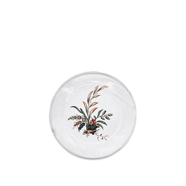 summerill & bishop White Ceramic 'Bearberry' Dessert/Side Plate by Astier de Villatte 19cm
