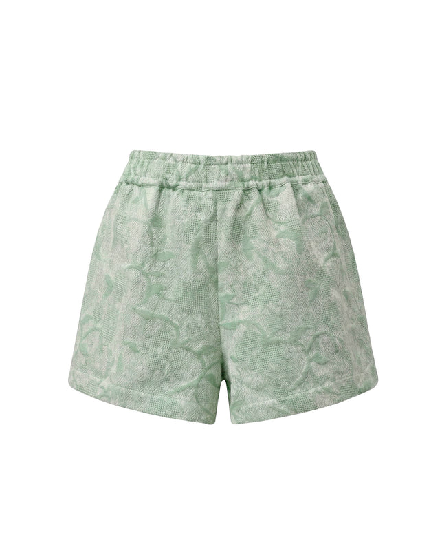 Summery Copenhagen Jude Elastic Waist Short In Lime