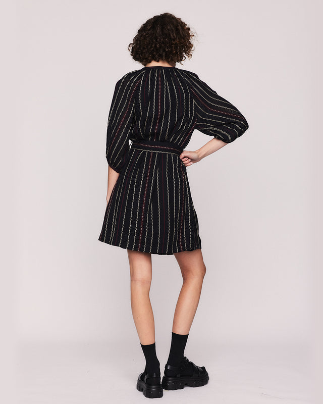 Summery Copenhagen MAELLE MINI SHIRT DRESS IN BLACK