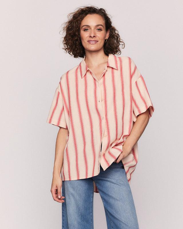 summery copenhagen ALINA SHIRT IN STRIPE