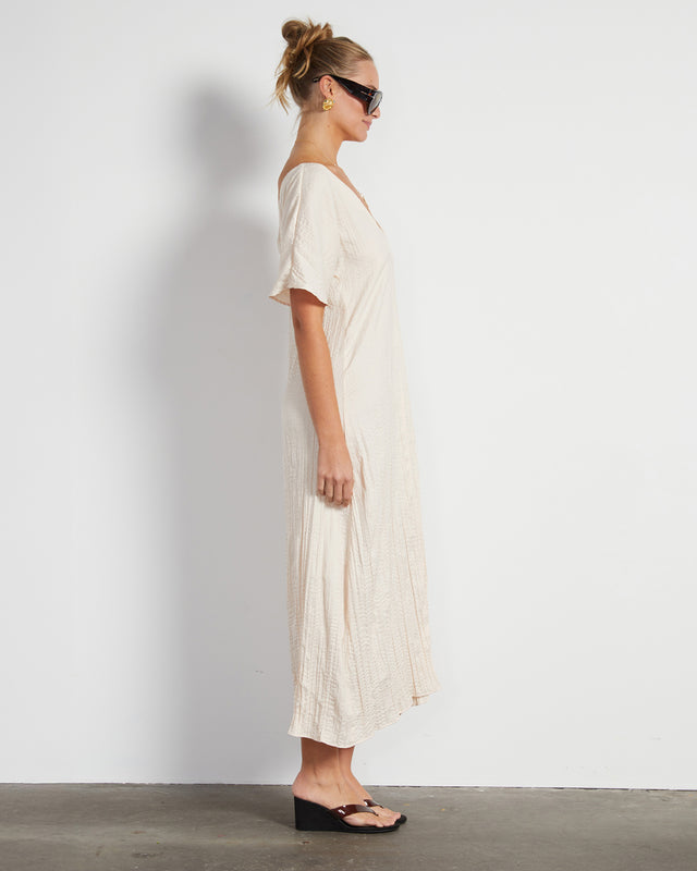 Summery Copenhagen AMBRE CRINKLE SLIP IN CREAM