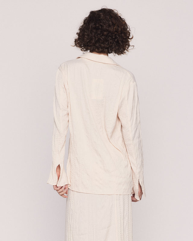 Summery Copenhagen AMBRE SLIM SHIRT IN CREAM