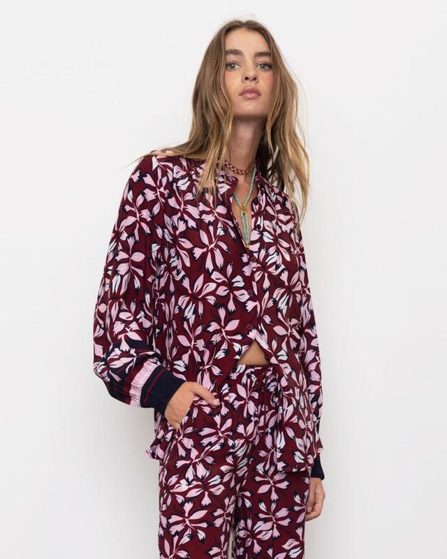 Summery Copenhagen APOLINE CROPPED SHIRT IN FLORAL