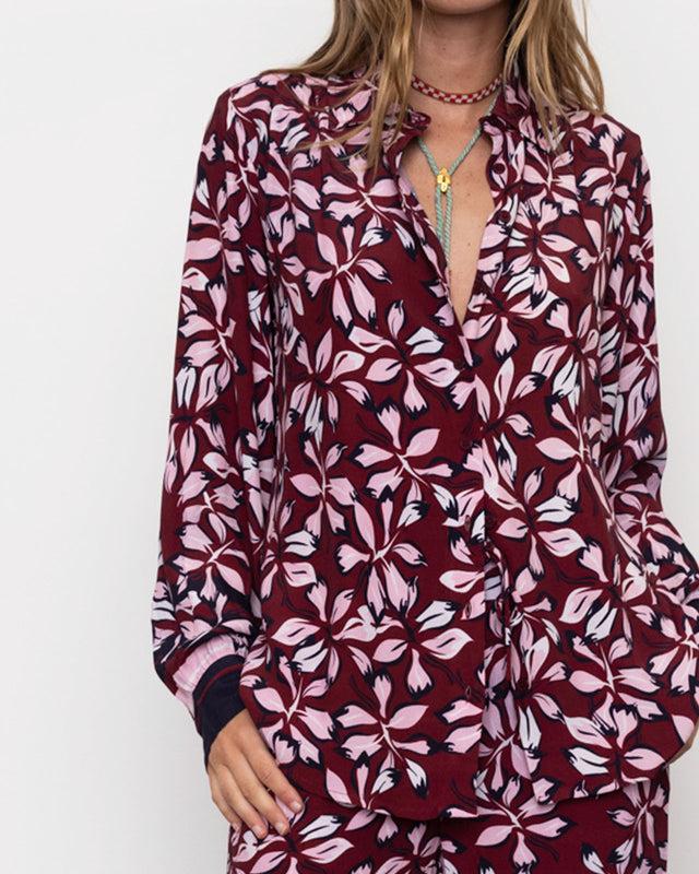 Summery Copenhagen APOLINE CROPPED SHIRT IN FLORAL