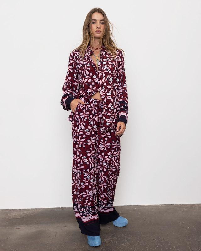 summery copenhagen APOLINE TROUSER IN FLORAL