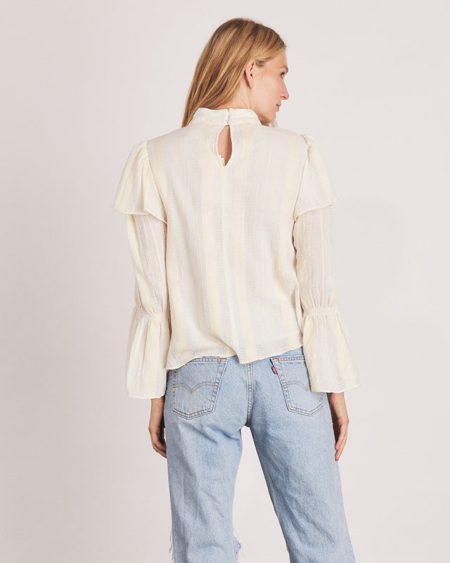 Summery Copenhagen BARBERA BLOUSE IN BUTTERMILK
