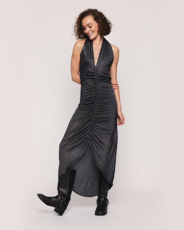 summery copenhagen BIANCA DRESS IN BLACK