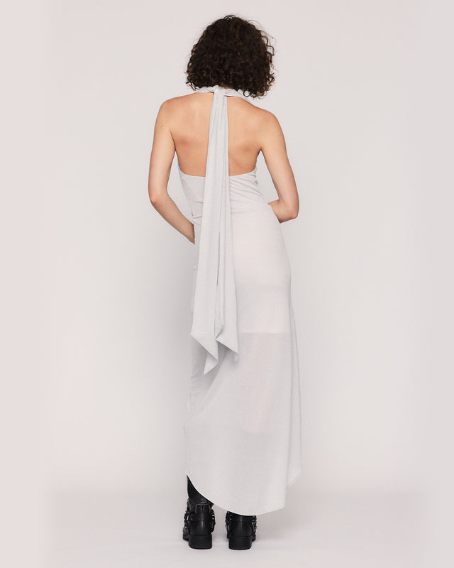 Summery Copenhagen BIANCA DRESS IN SILVER